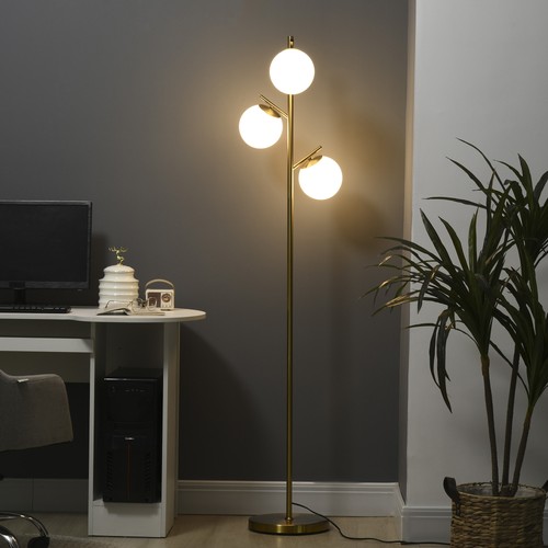 Homcom lampada terra - lampada, da