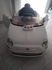 Auto Macchina Elettrica per Bambini Fiat 500e 12V con Telecomando, Sedile