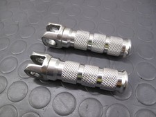 PEDANE APPOGGIAPIEDI MOTO UNIVERSALI FOOT PEGS MOTORCYCLE #2