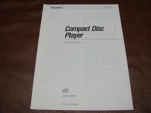 Sony cdp c910 lettore - sony,