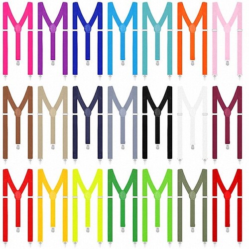 Bretelle colorate uomo e - uomo,