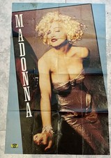 Poster Madonna vintage  84 x 54 cm, Poster Eros Ramazzotti vintage originale