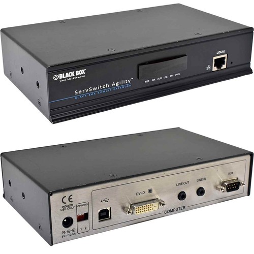 Black box servswitch agility - black,
