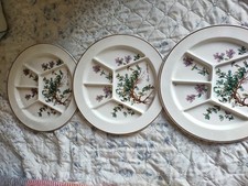 3 fondue and grill plates 