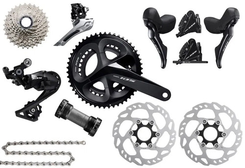 Gruppo shimano 105 disc r7020 - gruppo,