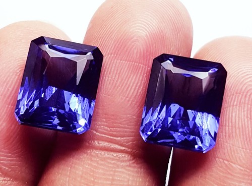 Naturale blu tanzanite - blu,