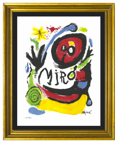 Stampa litografica joan miro - litografica,