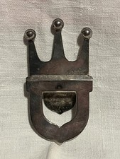 Cavatappi apribottiglie a forma di corona silverplated King vintage