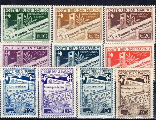 1943 san marino - san, propaganda