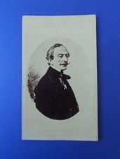 Foto epoca antica CDV Massimo D'Azeglio Torino Risorgimento Patriota Politico