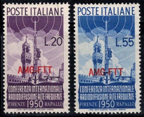 Trieste 1950 sass 76 77 - 1950, sass.