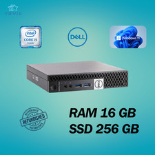 PC DESKTOP DELL 7040 MINI INTEL I5 RAM 16GB SSD 256GB WIN 11 PRO RICONDIZIONATO