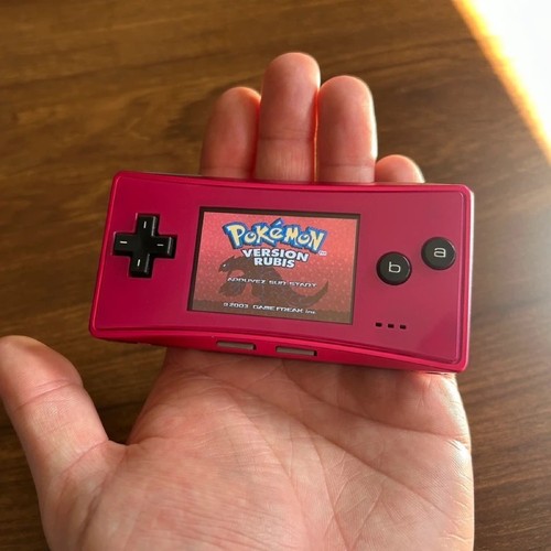 Nintendo game boy micro rose - boy,