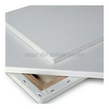 TELA 40X60 TELAIO TELATO COTONE SPESSORE MM.17 PITTURA OLIO ACRILICO TELE ARTI