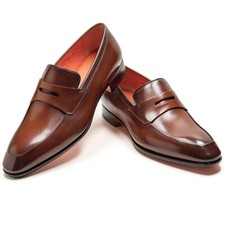 Santoni Pennyloafer Marrone