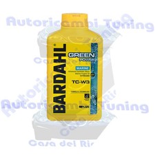 Olio Bardahl Outboard 2T Marine Green Power TC-W3 1 Litro Motori fuori bordo DFI