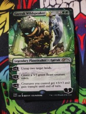 BORDERLESS Garruk Wildspeaker - Secret Lair - NM - Magic: The Gathering - MTG