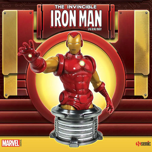 Busto iron man resina - iron,