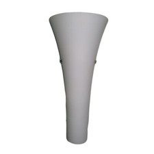 Lampada a muro applique bianco satinato Aureliano Toso vetro murano E27