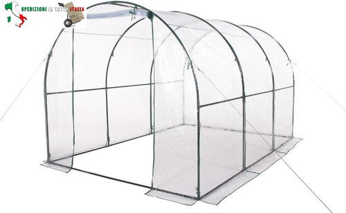 Serra per orto tunnel con - serra,