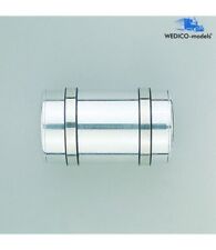 Serbatoio Wedico 490-W rotondo, lucido, lungo 105 mm