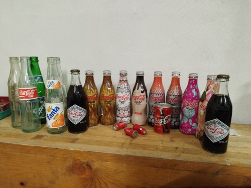 Lotto bottiglie coca - bottiglie, coca-cola