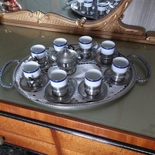 stupendo servizio da caffè in peltro