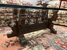 Tavolino da Caffè con Base Carretto Siciliano Vintage Originale anni 60