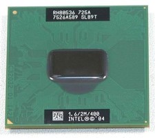 CPU Intel Pentium M 725A Centrino 1.60GHz 400MHz - SL89T mobile 2MB 1.6/2M/400