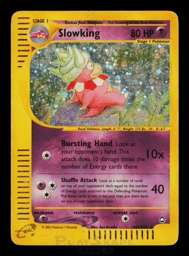 Pokemon card slowking h22 h32 - card, h22/h32