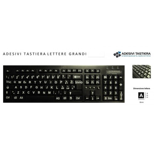 Adesivi tastiera lettere - tastiera,