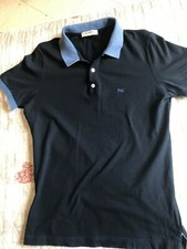 Polo Nero Giardini ORIGINALE Cotone Uomo Viola TG XS come nuova