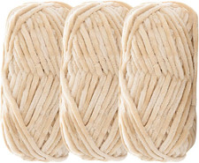 3 Pezzi Filato Di Ciniglia