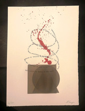 Ugo Carrega Prometeo Mercato del Sale edizioni rare 1989 arte grafica incisione