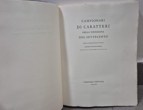 Campionari caratteri nella - di,