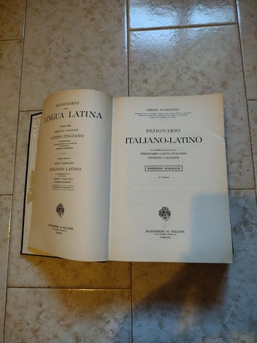Dizionario italiano latino - dizionario, italiano-latino