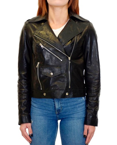 Giacca donna chiodo vera pelle - chiodo,