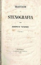 Trattato di stenografia [Hardcover] Giuseppe M. tatafiore