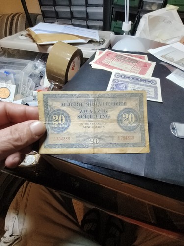 Banconota occupazione alleata - banconota,
