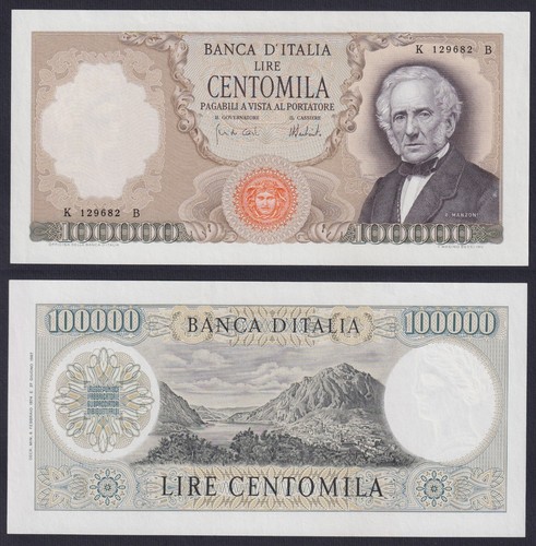 Banconota italia 100000 - banconota,