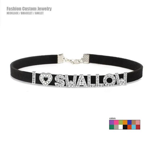 Collana girocollo strass - collana,