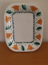 RICHARD GINORI Mondovì TULIPANI GIÓ PONTI PAOLA VASSOIO PIATTO PORTATA VINTAGE