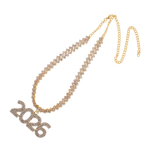 Collana con numero strass - collana,