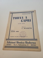 SPARTITO MUSICALE : TORNA A