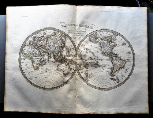 1829c original gravure - gravure, mappa