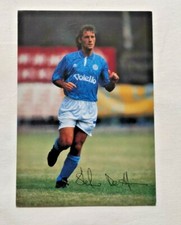 CARTOLINA NAPOLI STEFANO DE AGOSTINI ULTRAZZURRO STADIO VOIELLO 1991 1992