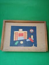 GIOCO COSTRUZIONI IN LEGNO VINTAGE