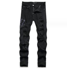 Pantalone jeans uomo nero