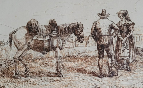 Campagna roma disegno - campagna, di