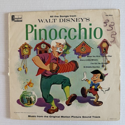 Pinocchio walt disney - walt, original